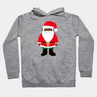 African American Santa Claus Hoodie